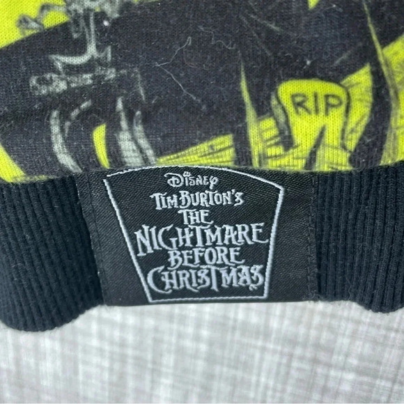 Disney Nighmare before Christmas Reversible Sweatshirt AOP Mens XXL 1999 - Picture 7 of 9